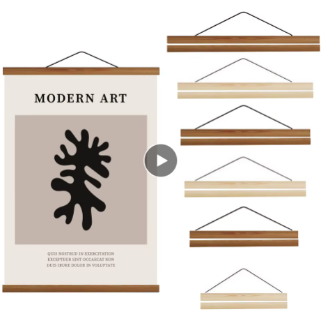 Teakline Magnetic Poster Hanger
