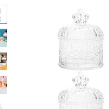 Bellamy Crystal Candy Jar Duo